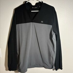 Travis Mathew Black and Gray Windbreaker
